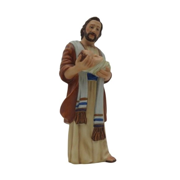 Limited Edition Joseph & Jesus Porcelain Figurine By James C. Christensen - Picture 1 of 9